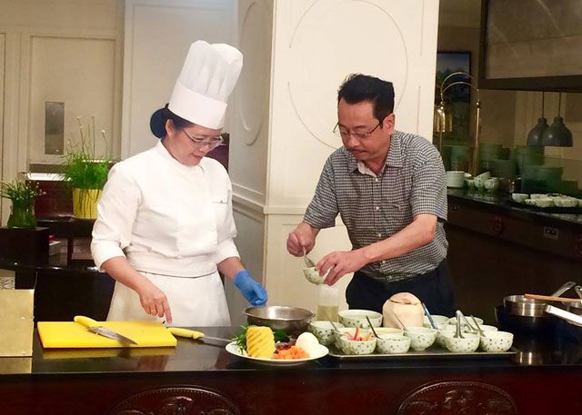 Nguyễn Thanh Vân là nữ Đầu bếp chuyên nấu ăn cho nguyên thủ