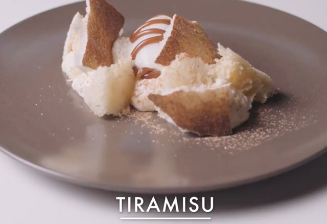 Bánh Tiramisu được tạo ra trong lò vì sóng 